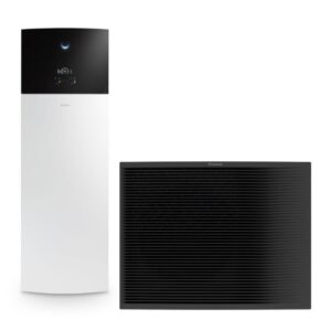 DAIKIN šilumos siurblys oro-vandens 11kW ETVH16S18E9W7+ EPRA14DW17 su 180l. boileriu