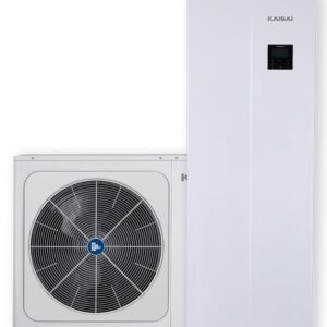 komplektas oro-vandens SPLIT šilumos siurblys lauko/vidaus 14KW R32+ HOT WATER STORAGE TANK 240L